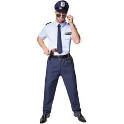 tectake® Herrenkostüm Police Officer