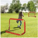 Homcom Fußballtore Fußballnetz 2er Set Q195