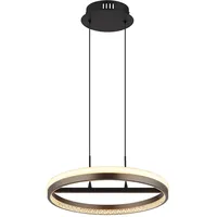 GLOBO Hängelampe 1-flg. 150 cm rund grau