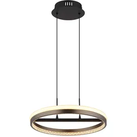 GLOBO Hängelampe 1-flg. 150 cm rund grau