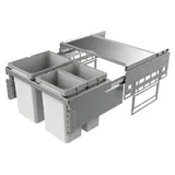 Naber Abfallsammler Stahl 360 mm hellgrau