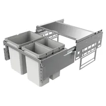 Naber Abfallsammler Stahl 360 mm hellgrau