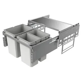 Naber Abfallsammler Stahl 360 mm hellgrau