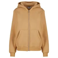 URBAN CLASSICS Bonded Sherpa Reißverschlusspullover Union Beige L