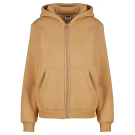 URBAN CLASSICS Bonded Sherpa Reißverschlusspullover Union Beige L