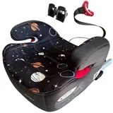 XOMAX XL-313 Kindersitz mit ISOFIX und Gurtfuhrung I mitwachsend 15-36 kg, ca. 6-12 Jahre, Korpergroße von 125–150 cm, Gruppe 2/3 I Bezug abnehmbar und waschbar I ECE R129 I Weltall
