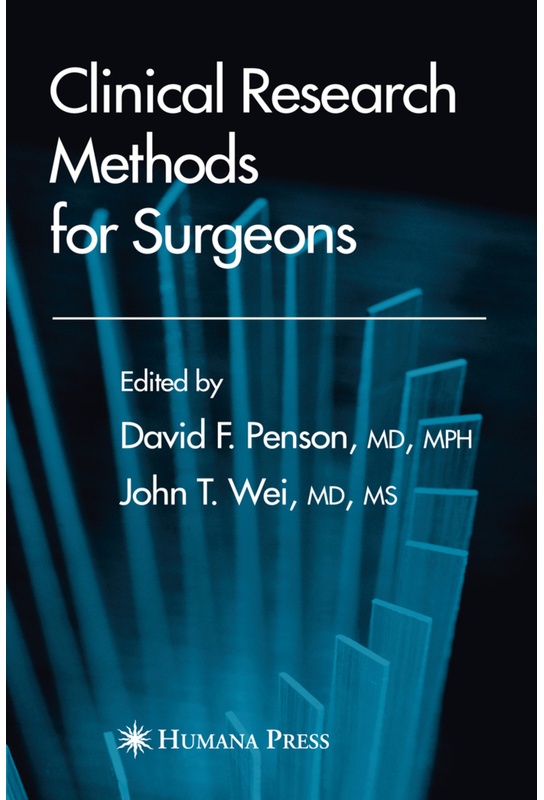 Clinical Research Methods For Surgeons, Kartoniert (TB)