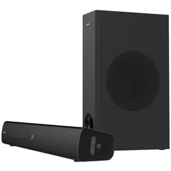 Creative Labs Creative Stage V2 - Soundleistensystem - für TV/Monitor - 2.1-Kanal - kabellos - Bluetooth - 80 Watt (Gesamt)