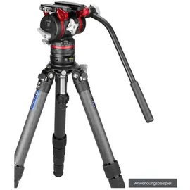 leofoto YB-75LP Video-Halbkugel mit Langgriff