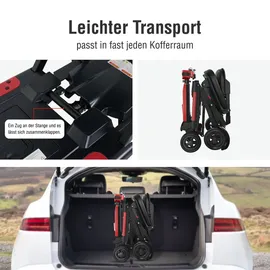 Sachsenrad BestAGE Elektromobil Seniorenmobil Kompakt klappbar Aluminiumrahmen