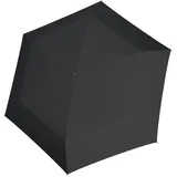 Doppler Carbonsteel Slim Manual Taschenschirm Uni Schwarz
