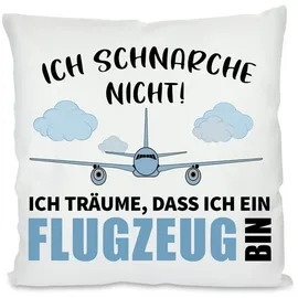 Herzbotschaft Dekokissen 40 x 40 cm Weiß