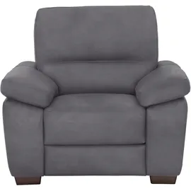 Calia Italia Sessel Gaia Luxus-Microfaser 100 x 92 x 94 cm grau