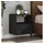 vidaXL Nachtschrank 40 x 31 x 39,5 cm Schwarz