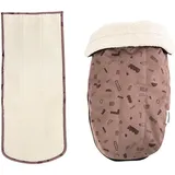 Croozer Fahrradanhängerzubehör Winter-Set für Croozer Kid Babysitze ab Modell 2018 violett Einheitsgröße