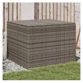 furnicato Gartentruhe 80 x 132 x 75 cm Grau