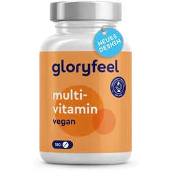 gloryfeel® Multivitamin Vegan - Alle wertvollen Vitamine und Mineralien 180 St