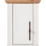 Kochstation Home affaire Hängeschrank »Westminster«, im romantischen Landhausstil, Breite 56 cm, weiß