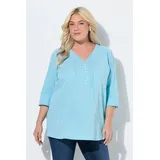 Ulla Popken Tunika in tiefes aqua | Gr.: 54-56