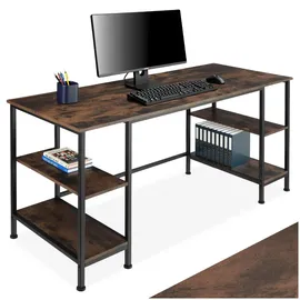 Tectake tectake® Computer-Schreibtisch, Stoke 137 x 55 x 75 cm,