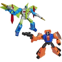 Hasbro Transformers Age of the Primes Leader Class Actionfiguren 2er-Pack G2 Dinobot Swoop & G2 Dinobot Sludge 19 cm
