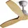 Klarstein Santa Elena 132 cm Deckenventilator Ahorn
