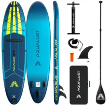 AQUALUST 10.6 iSUP Board 320 x 76 x 15 cm blau