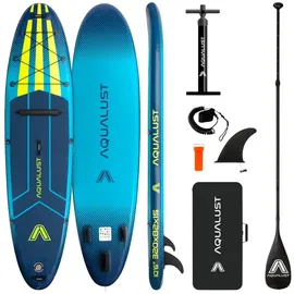 AQUALUST 10.6 iSUP Board 320 x 76 x 15 cm blau