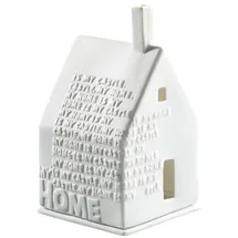 räder Teelichthalter Home Porzellan Weiß