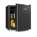 Klarstein Table Top Kühlschrank HEA14-Odsidian-48 10045834, 50 cm hoch, 44.5 cm breit, Bier Hausbar Getränkekühlschrank Hotel Mini Fridge schwarz