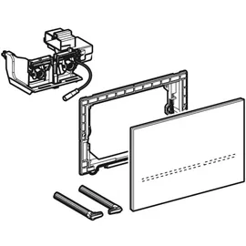 Geberit Sigma80 Betätigungsplatte Schwarz