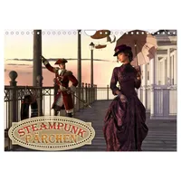 Calvendo Steampunk Pärchen (Wandkalender 2026 DIN A4 quer), CALVENDO