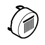 Hansgrohe Symbol Kopfbrause Rain groß, schwarz