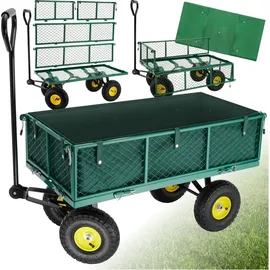 Tectake Bollerwagen grün