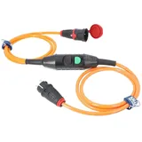 KALLE DAS KABEL Personenschutzschalter PRCD-K, 1-fach, H07BQ-F 3G 2,5, orange