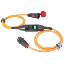 KALLE DAS KABEL Personenschutzschalter PRCD-K, 1-fach, H07BQ-F 3G 2,5, orange