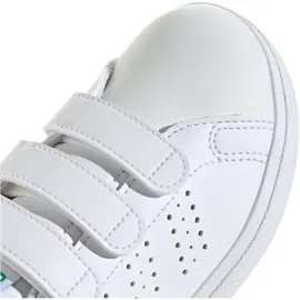 adidas Advantage Base 2.0 Kids Cloud White / Cloud White / Green 30 1/2