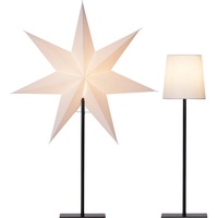STAR Trading Tischlampe Frozen mit Wechselschirm, weiß, 76cm/55cm
