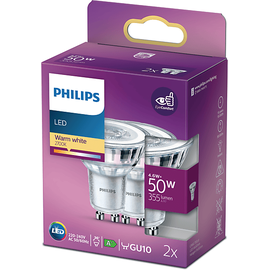 Philips Classic LED Reflektor GU10 4.6-50W/827, 2er-Pack (929001215218)