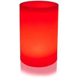 smartwares Solarleuchte Blumentopf 30 cm inkl. LED-Lampe weiß