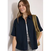 Cecil Kurzarmbluse Blau XXL