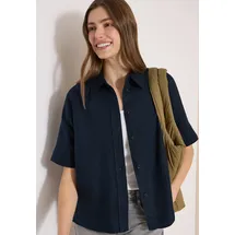 Cecil Kurzarmbluse Blau XXL