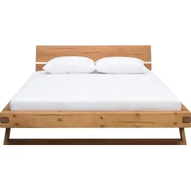 SalesFever Balkenbett 140 x 200 cm Beige