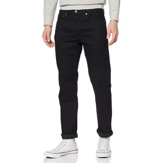 Levi's 502 Jeans Tapered Fit in schwarzem Nightshine W33 / L32