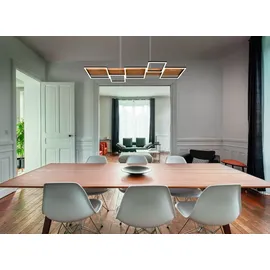 Trio LED-PL Harper 42W 3000K Holz sw matt | Schwarz