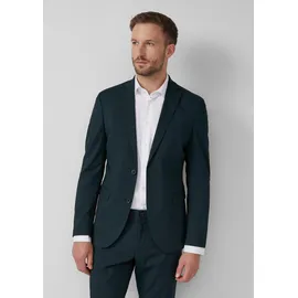 s.Oliver s.O PURE: Sakko aus meliertem Stretch-Twill - petrol - 48