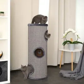 LIONTO Kratzturm 100 cm grau