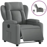 vidaXL Relaxsessel Elektrisch Dunkelgrau Stoff