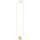 aniston jewelry & watches Kette mit Anhänger Schmuck Geschenk Silber 925 Halskette mit Münzanhänger Gold