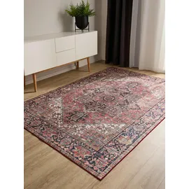 benuta Vintage-Teppich 200 x 300 cm Beige/Mehrfarbig
